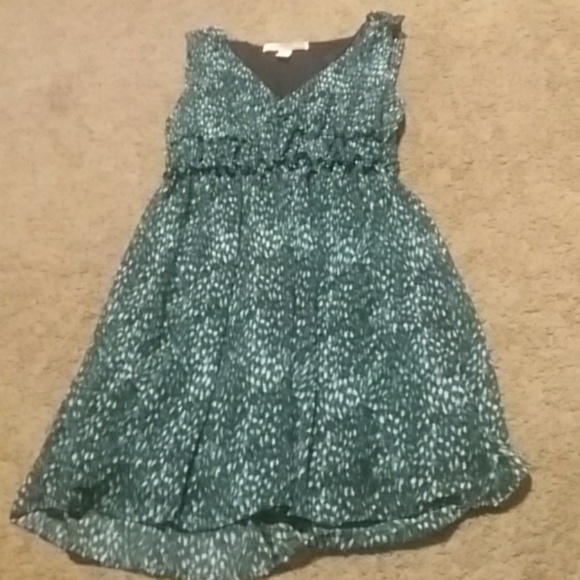 Forever 21 Dresses & Skirts - Blue Polka Dot Mesh Dress